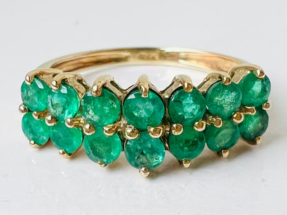 9ct Gold Emerald Ring