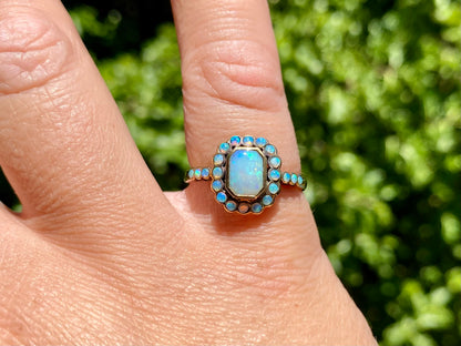 9ct Gold Opal Ring