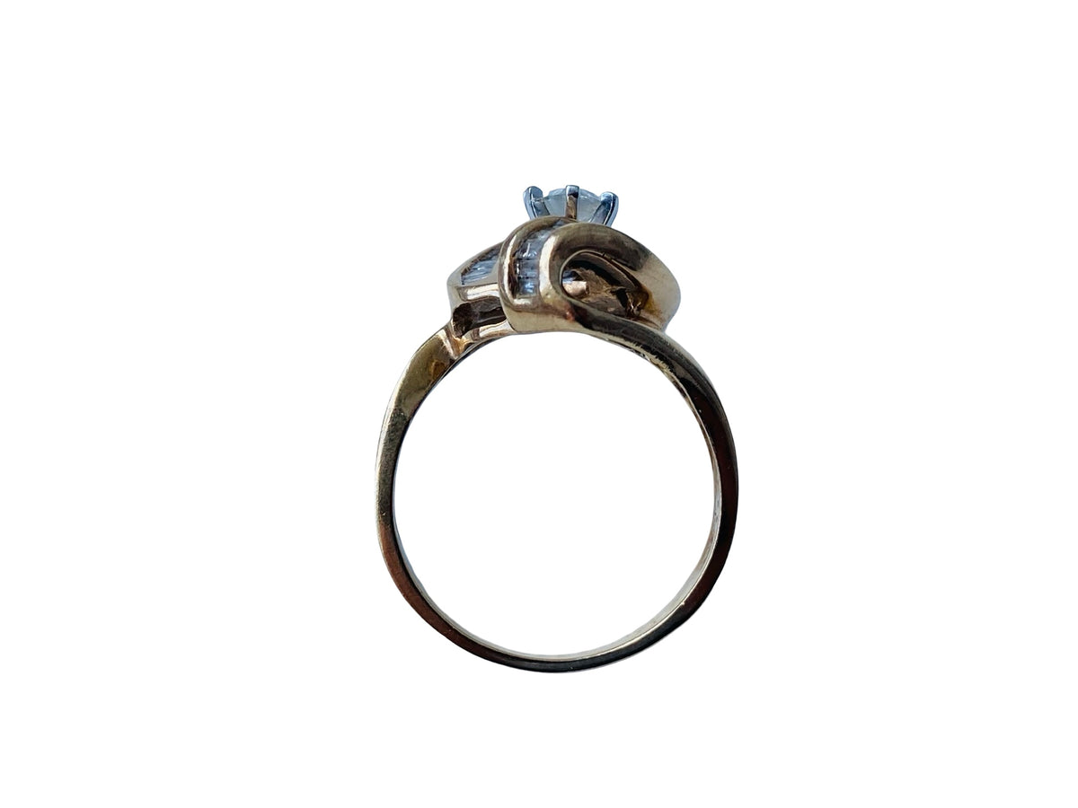 10ct Gold Diamond Ring