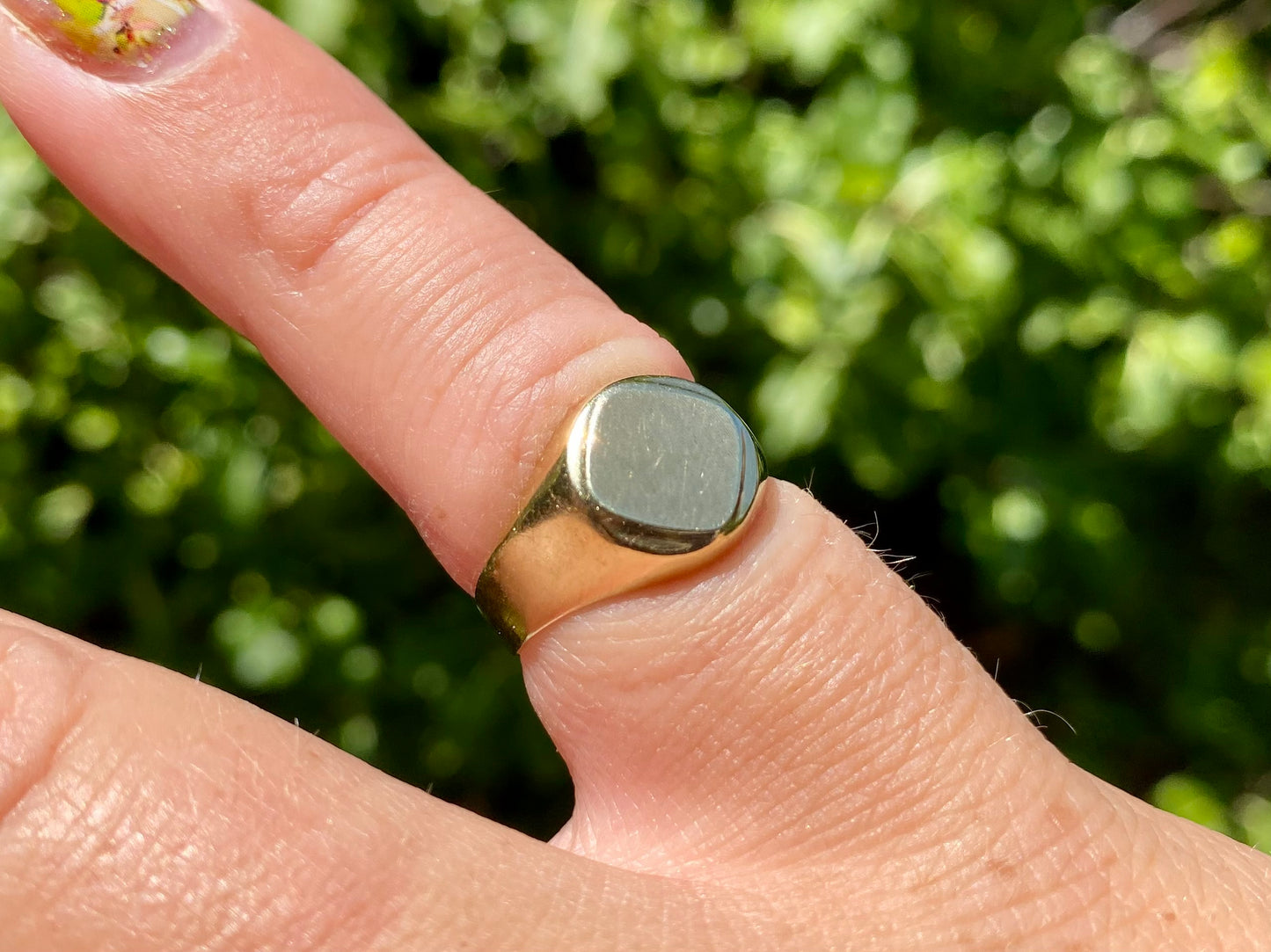 Vinatge 9ct Gold Signet Ring