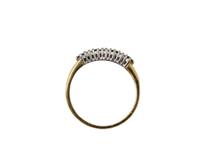 9ct Gold Sapphire & Diamond Ring