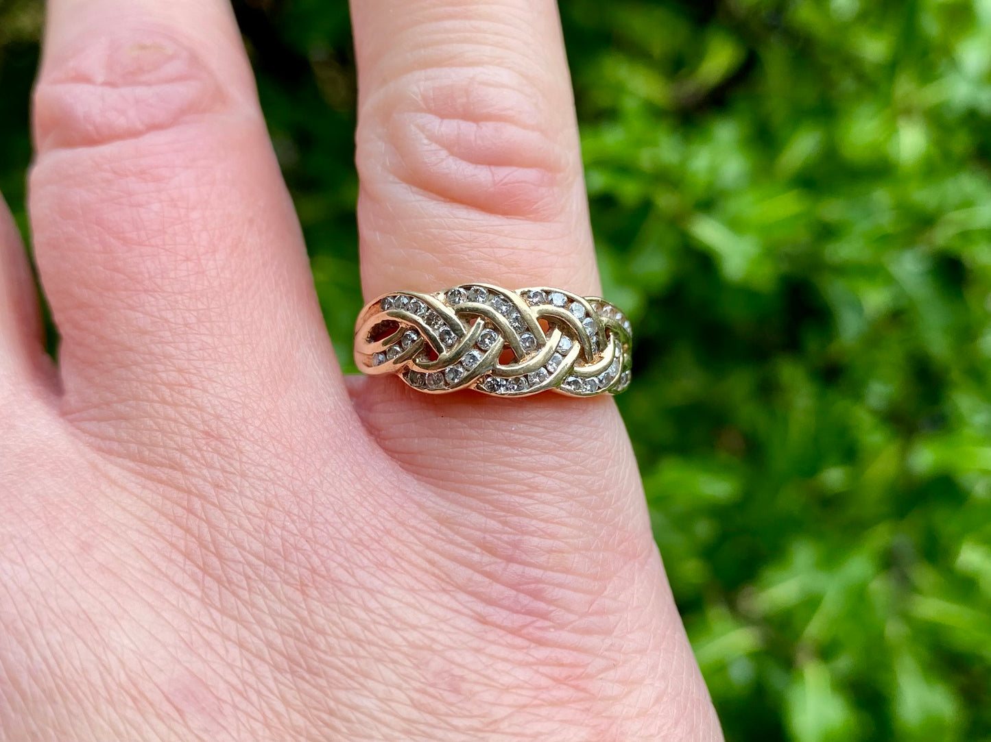 9ct Gold Diamond Ring