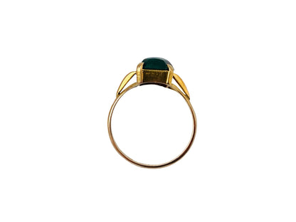 Antique 9ct Gold Bloodstone Ring