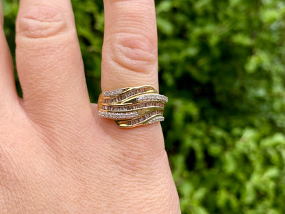 9ct Gold Diamond Ring