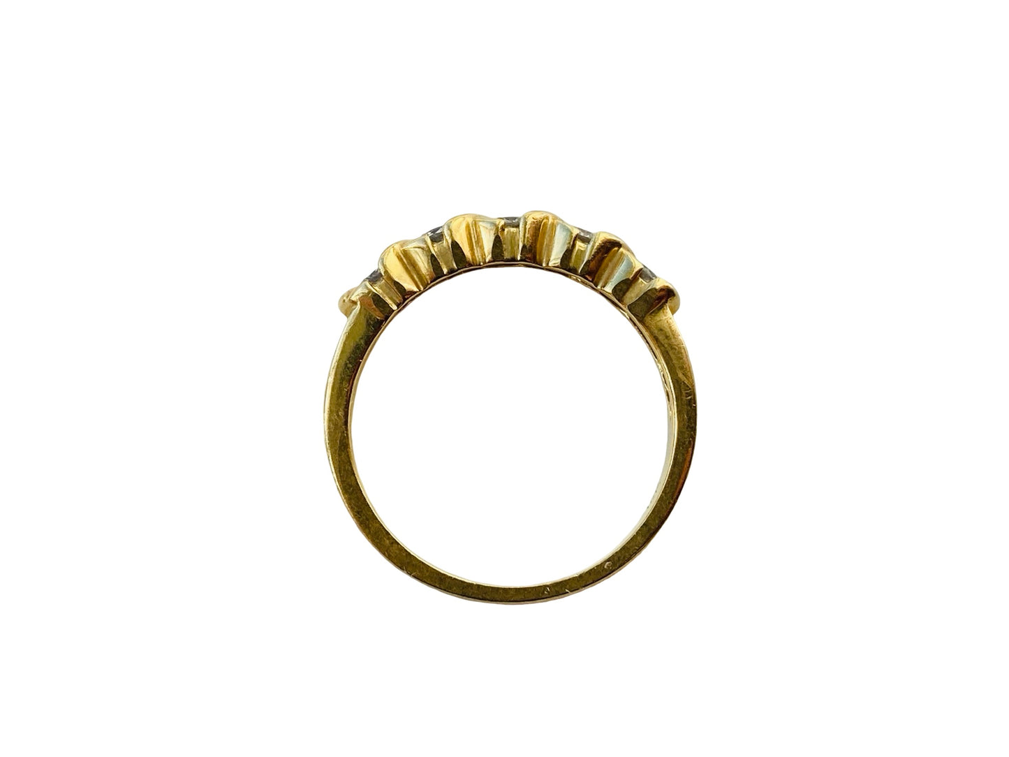 Vintage 18ct Gold Five-Stone Diamond Ring