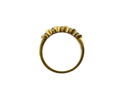 Vintage 18ct Gold Five-Stone Diamond Ring