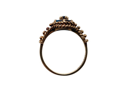 Vintage 9ct Gold Sapphire Ring