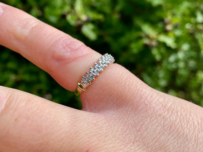 9ct Gold Diamond Ring