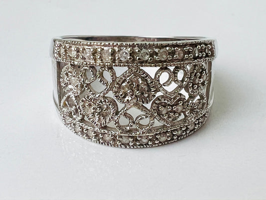 9ct Gold Diamond Ring