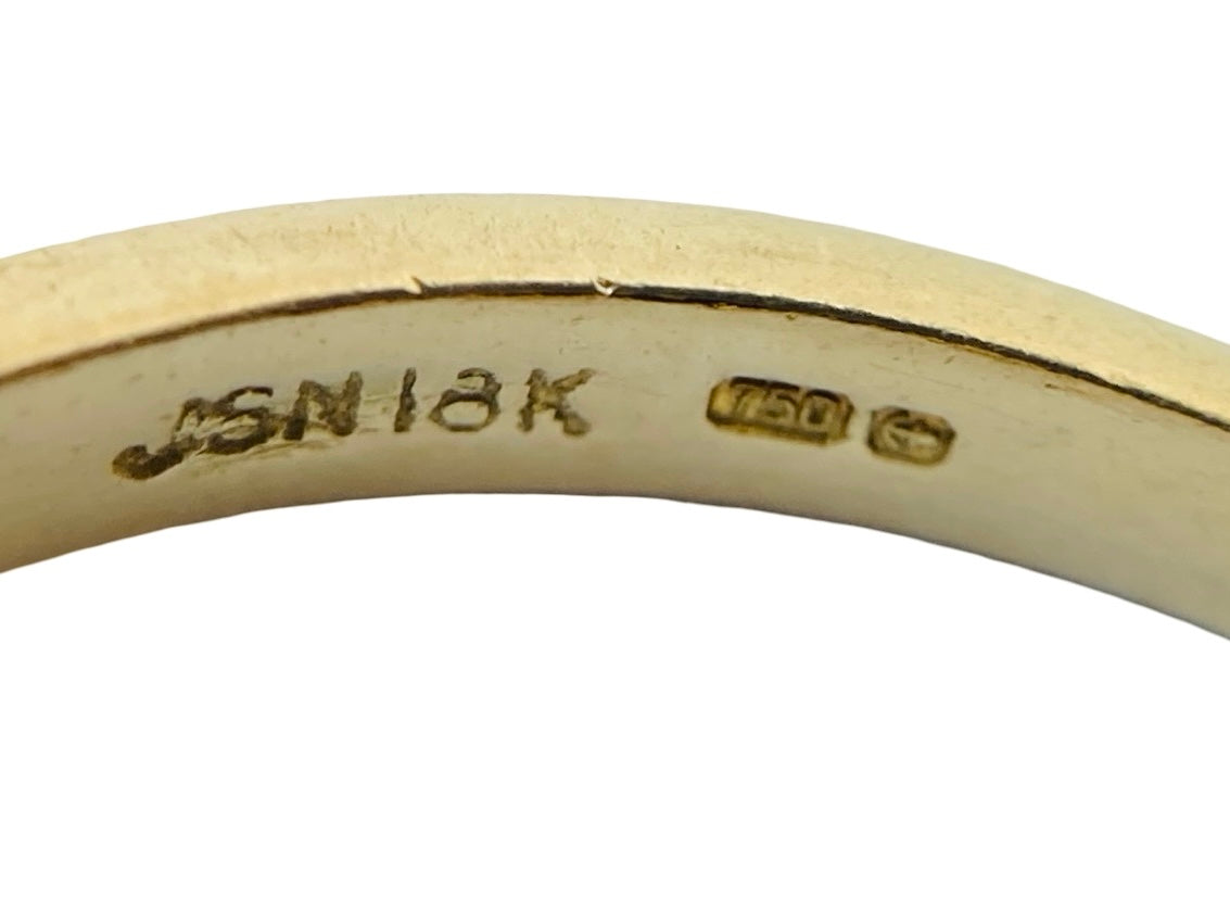 18ct Gold Three-Stone Diamond Ring