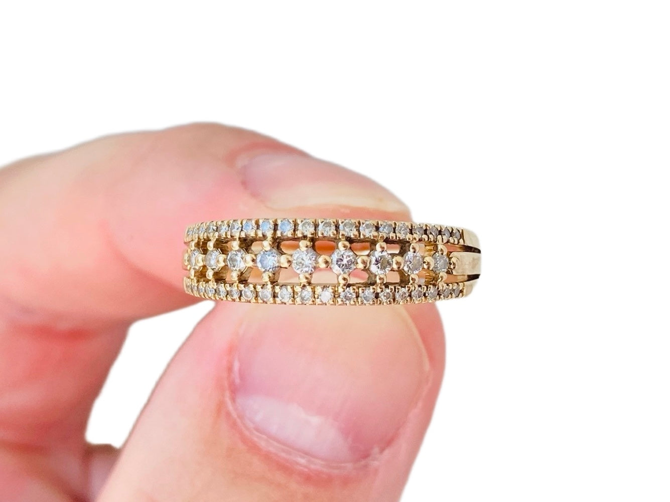 9ct Gold Diamond Ring