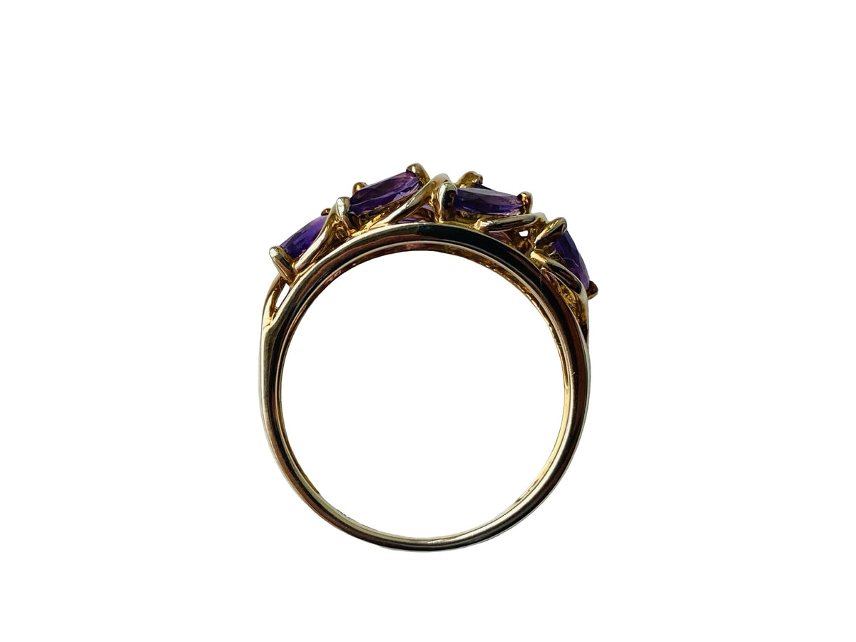 9ct Gold Amethyst Ring