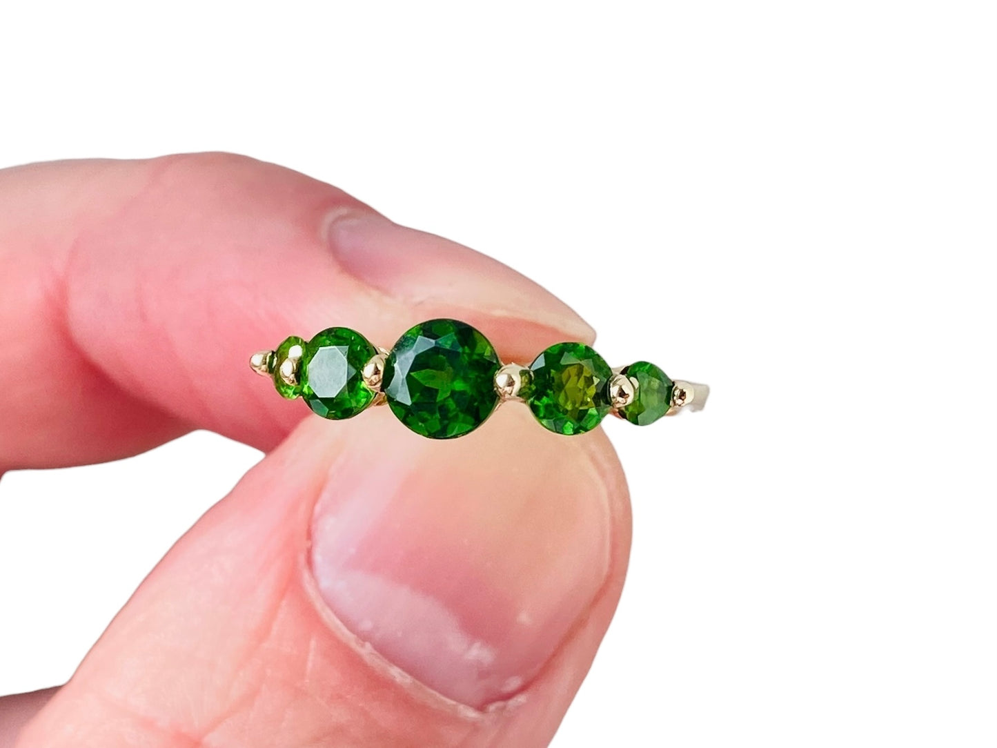 9ct Gold Diopside Ring