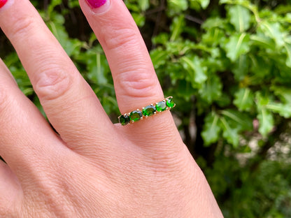 9ct Gold Diopside Ring