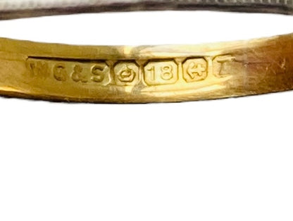 Vintage 18ct Gold Nine-Stone Diamond Ring