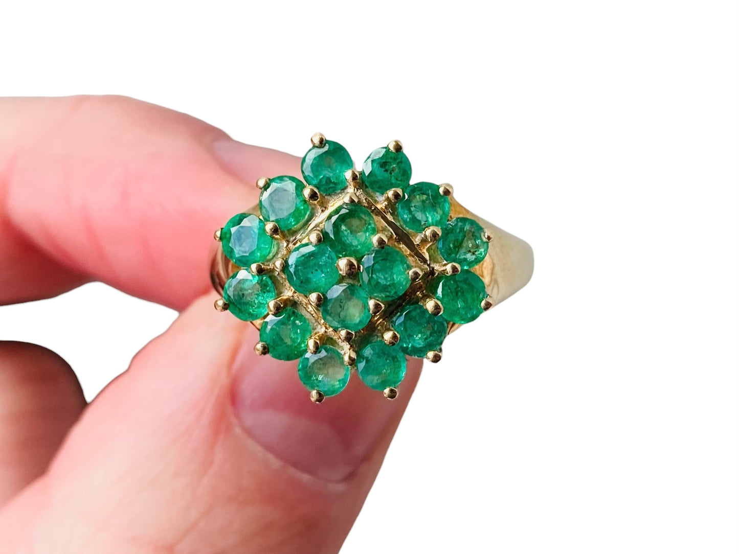 9ct Gold Emerald Ring