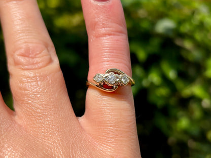 9ct Gold Diamond Ring