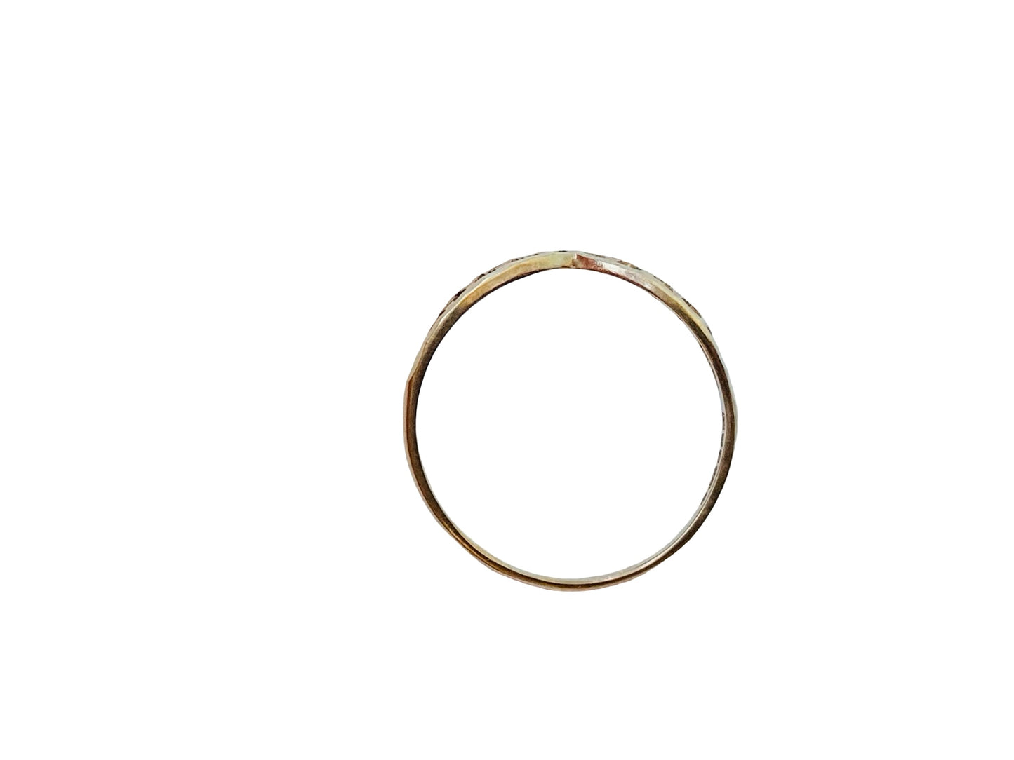 Vintage 9ct Gold Wishbone Ring