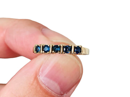 Vintage 9ct Gold Sapphire Ring