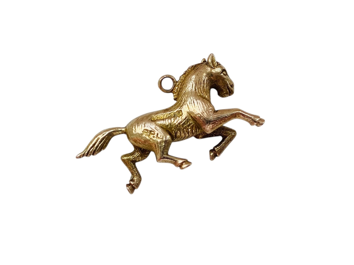 Vintage 9ct Gold Horse Pendant