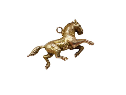 Vintage 9ct Gold Horse Pendant
