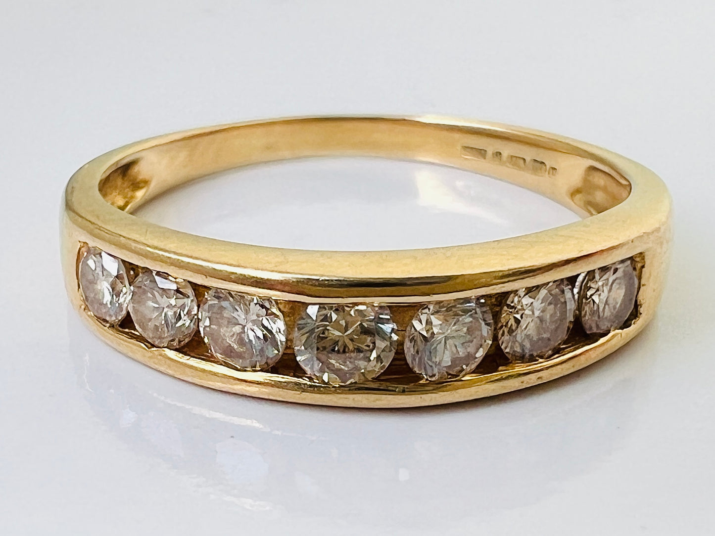 18ct Gold Seven-Stone Diamond Ring
