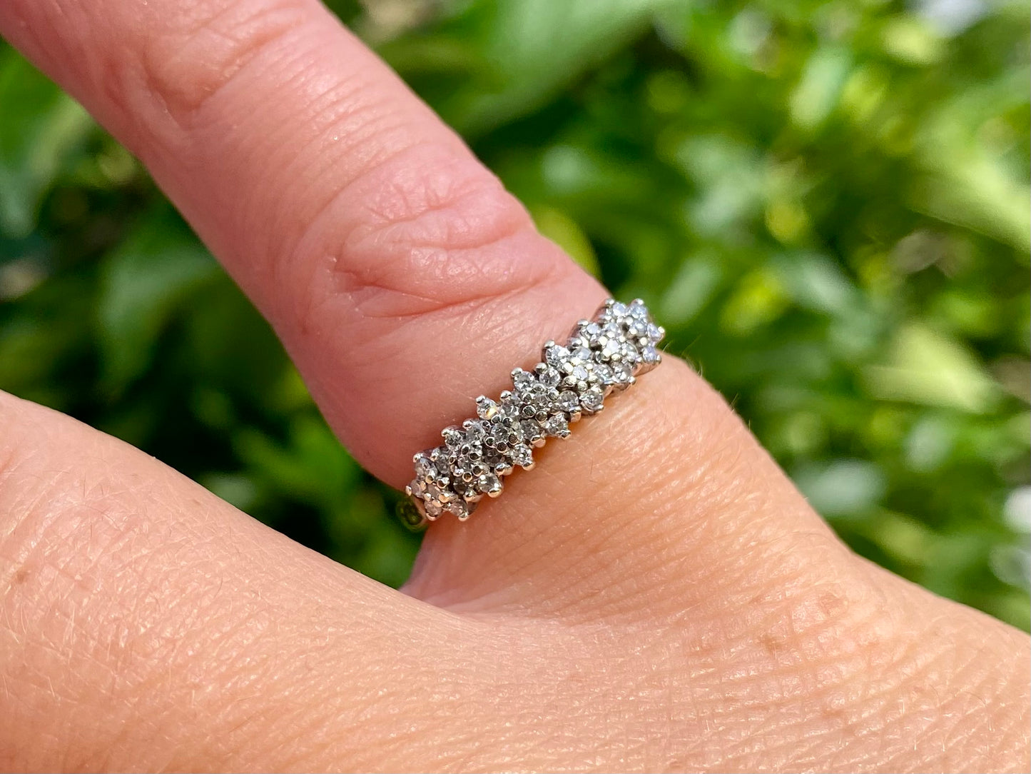 9ct Gold Diamond Cluster Ring