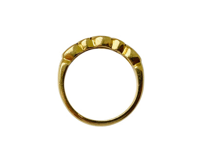 Vintage 18ct Gold Sapphire & Diamond Ring