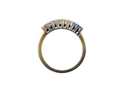 9ct Gold Diamond Eight-Stone Ring