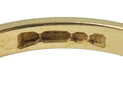 Vintage 18ct Gold Sapphire & Diamond Ring