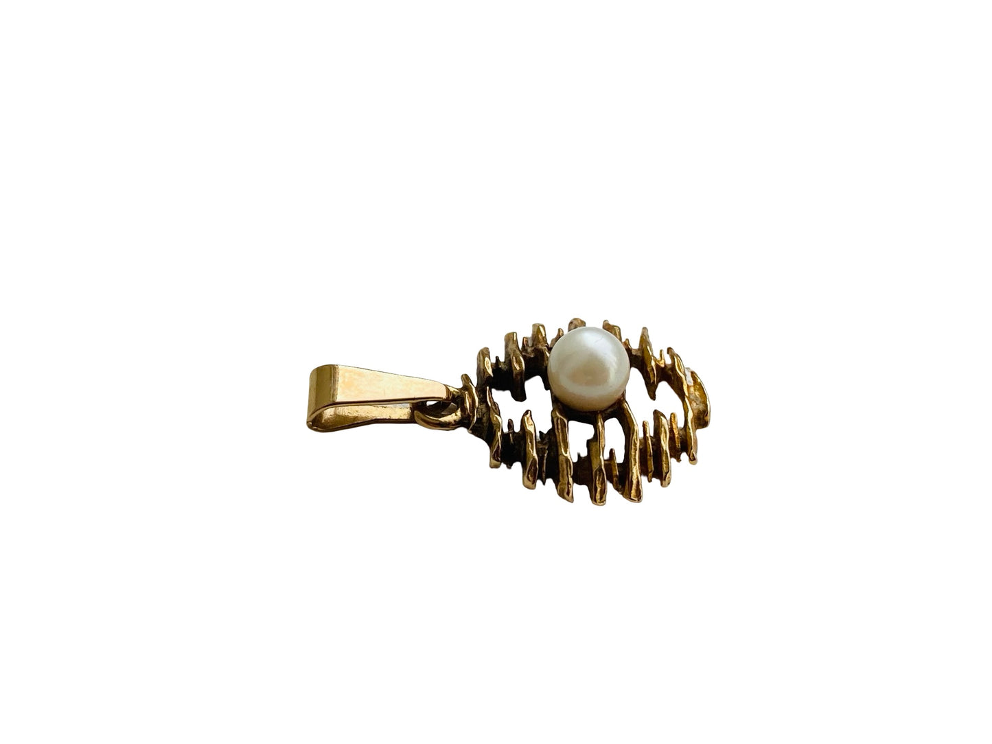 Vintage 9ct Gold Pearl Pendant