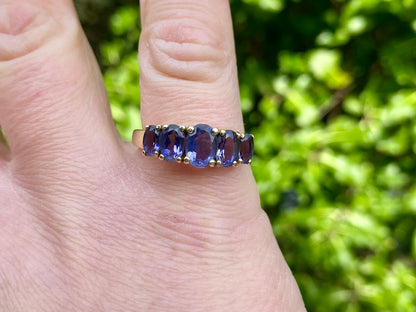 9ct Gold Iolite Ring