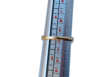 Vintage 9ct Gold Topaz & Diamond Ring