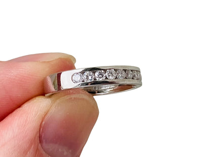 18ct Gold Ten-Stone Diamond Ring