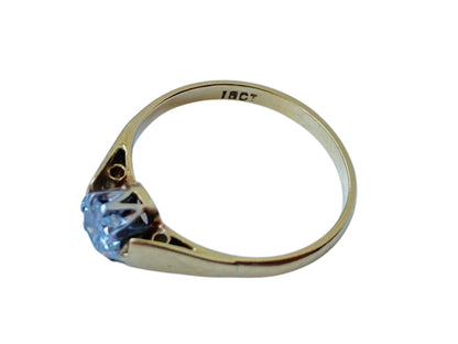 Vintage 18ct Gold Diamond Ring
