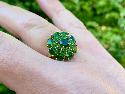 9ct Gold Diopside Ring