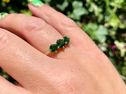 9ct Gold Diopside Ring