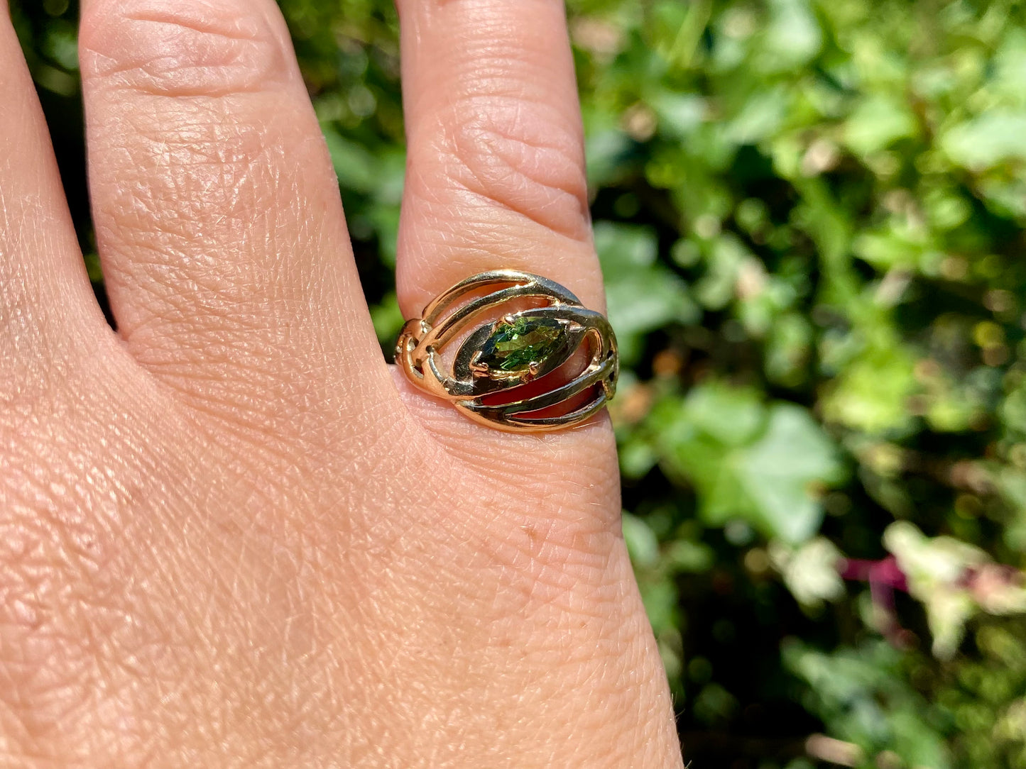9ct Gold Tourmaline Ring