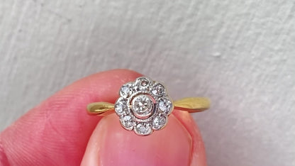 18ct Gold Diamond Ring