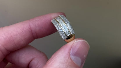 9ct Gold Diamond Ring