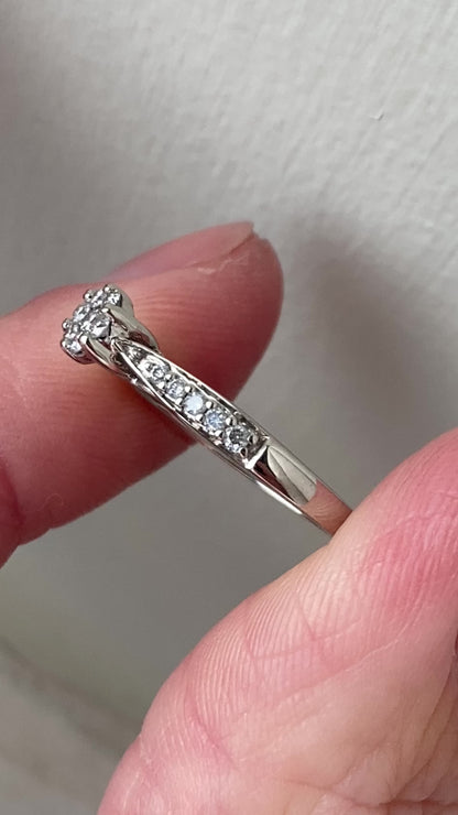 9ct Gold Diamond Ring