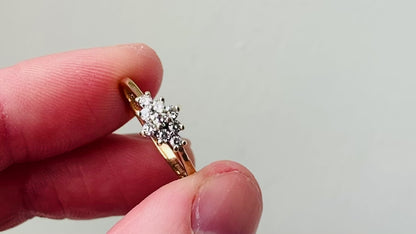 Vintage 9ct Gold Diamond Ring