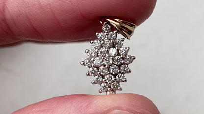 9ct Gold Diamond Pendant