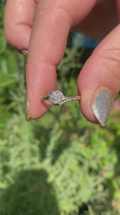 9ct Gold Diamond Ring