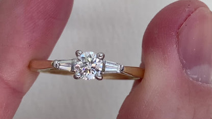 18ct Gold Three-Stone Diamond Ring