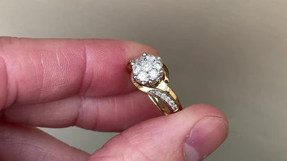 9ct Gold Diamond Ring