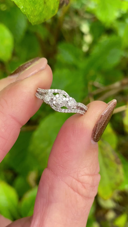 9ct Gold Diamond Ring